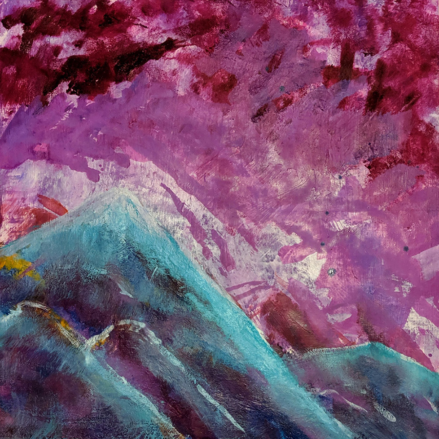 mountain painting by Penina Gal Image of mountain painting by Penina Gal